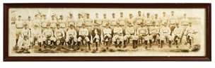 1928 New York Yankees Team Panoramic Photo – Owned by Yankees Pitcher Wilcy Moore 